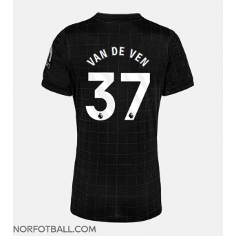 Billige Fotballdrakt Tottenham Hotspur Micky van de Ven #37 Replika Bortedrakt Dame 2025-26 Kortermet